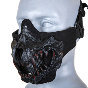 Máscara Stalker EVO Colmillos Actualización Máscara Negro
