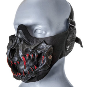 Máscara de protección auditiva Stalker EVO PLUS Fangs Negra