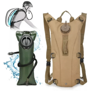 Mochila Camelback tan con bolsa incluido 1.5 lts